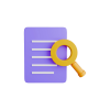 document-search-magnifying-glass-icon-3d-design-purple-background