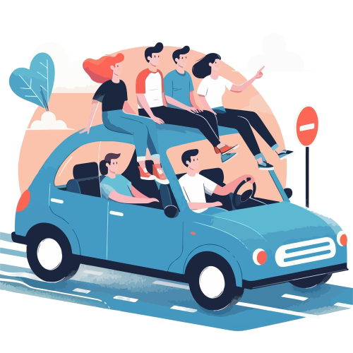 vector-image-people-riding-car-happily.png
